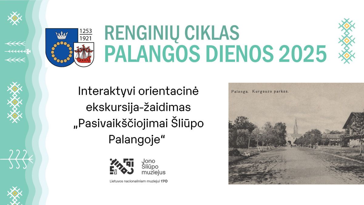 Jono Šliūpo muziejus „Palangos dienos 2025“ kviečia švęsti drauge