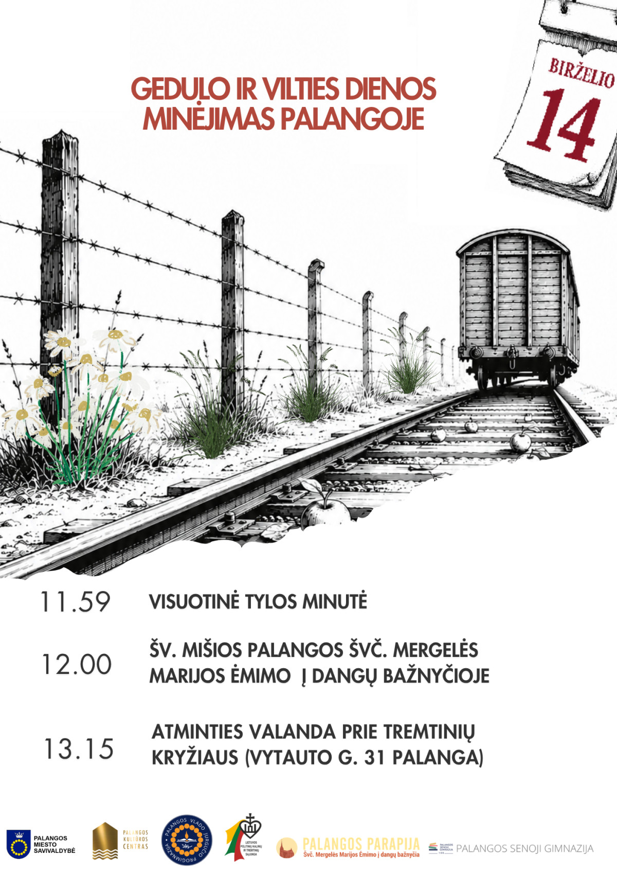 Gedulo ir vilties dienos minėjimas Palangoje