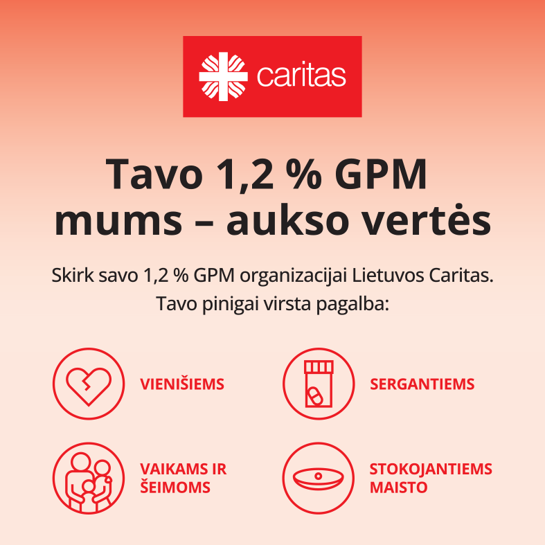 Pagelbėkit Lietuvos Caritas