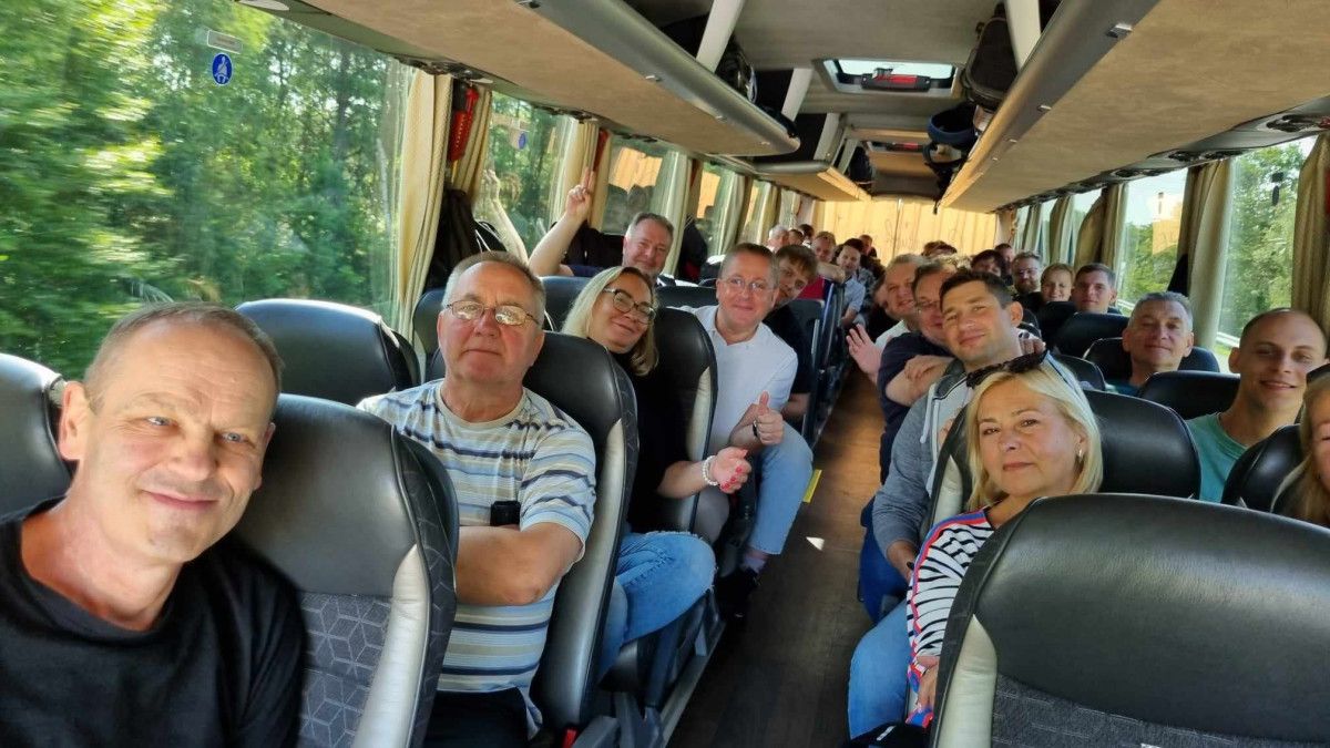 Palangos delegacija su Palangos orkestru išvyko pasveikinti Simrishamną su 900-uoju gimtadieniu