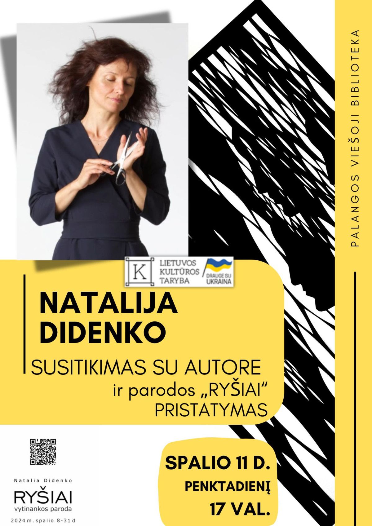 Susitikimas su menininke iš Ukrainos Natalija Didenko
