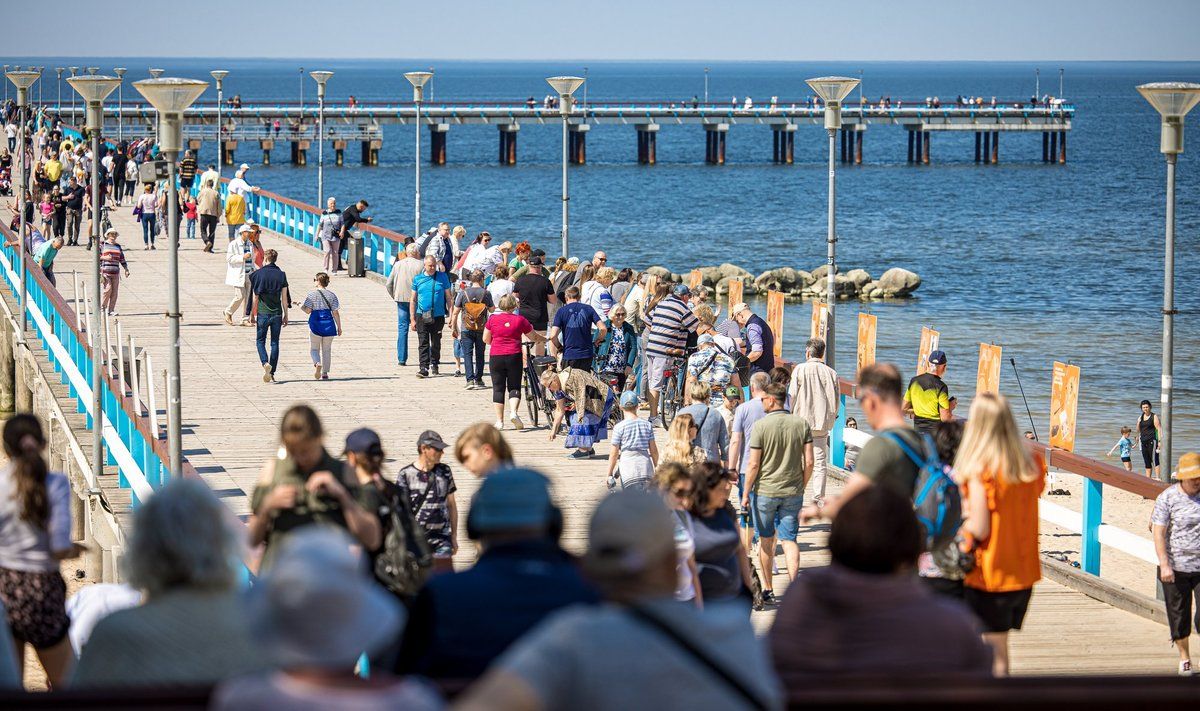 Fantastiškas oras Palangoje per Gintarinį savaitgalį. FOTO: Aldas Ten / F360.LT