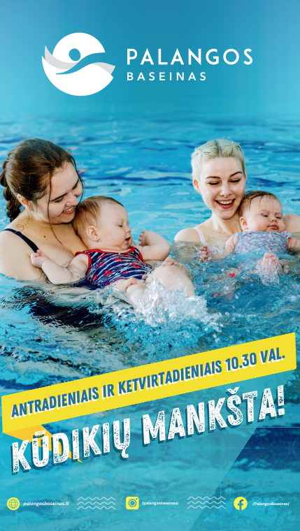 Kūdikių mankšta - Palangos baseine
