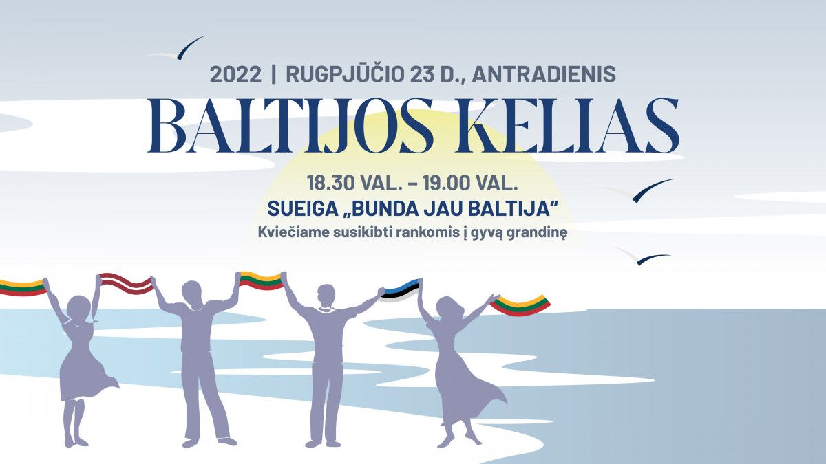 BALTIJOS KELIAS. Sueiga „Bunda jau Baltija“