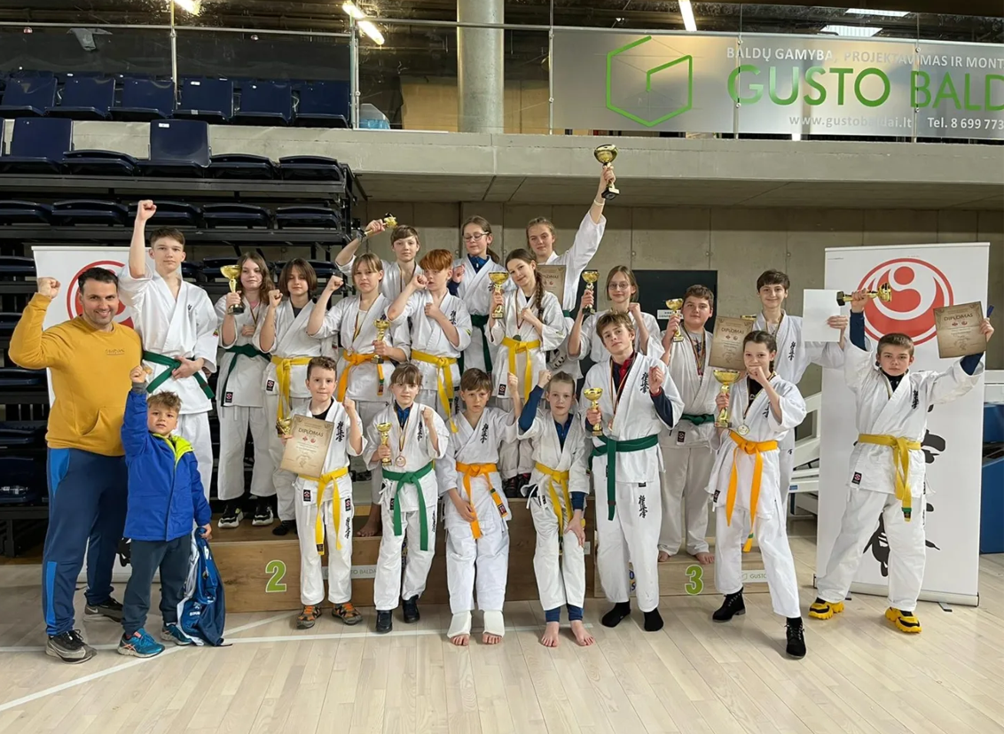 Jaunieji Palangos karatistai – Lietuvos Karate Kyokushin vaikų čempionate