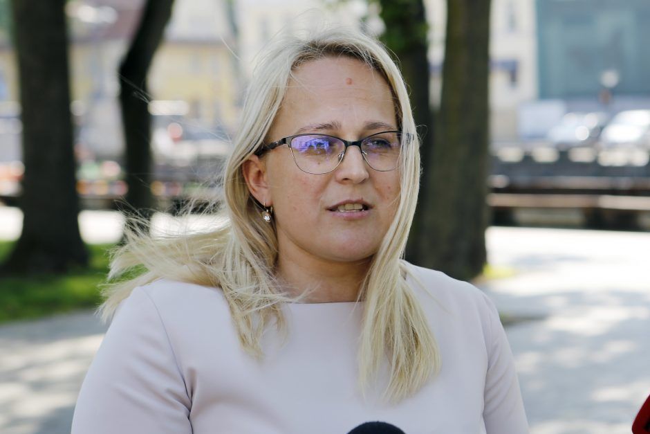 Vytauto Liaudansko ("Kauno diena") nuotraukoje: Seimo narė Ligita Girskienė