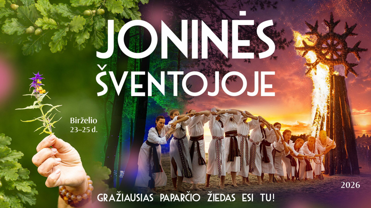 „Gražiausias paparčio žiedas esi Tu!“ - Joninės Šventojoje 2026
