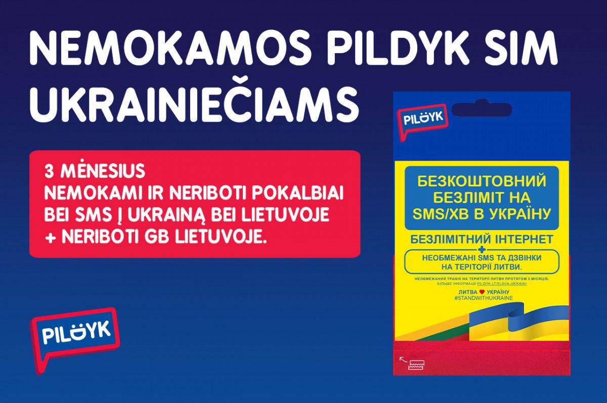 „Tele2“ užtikrina nemokamas ryšio paslaugas ukrainiečiams: išdalinta jau virš 24 tūkst. SIM kortelių