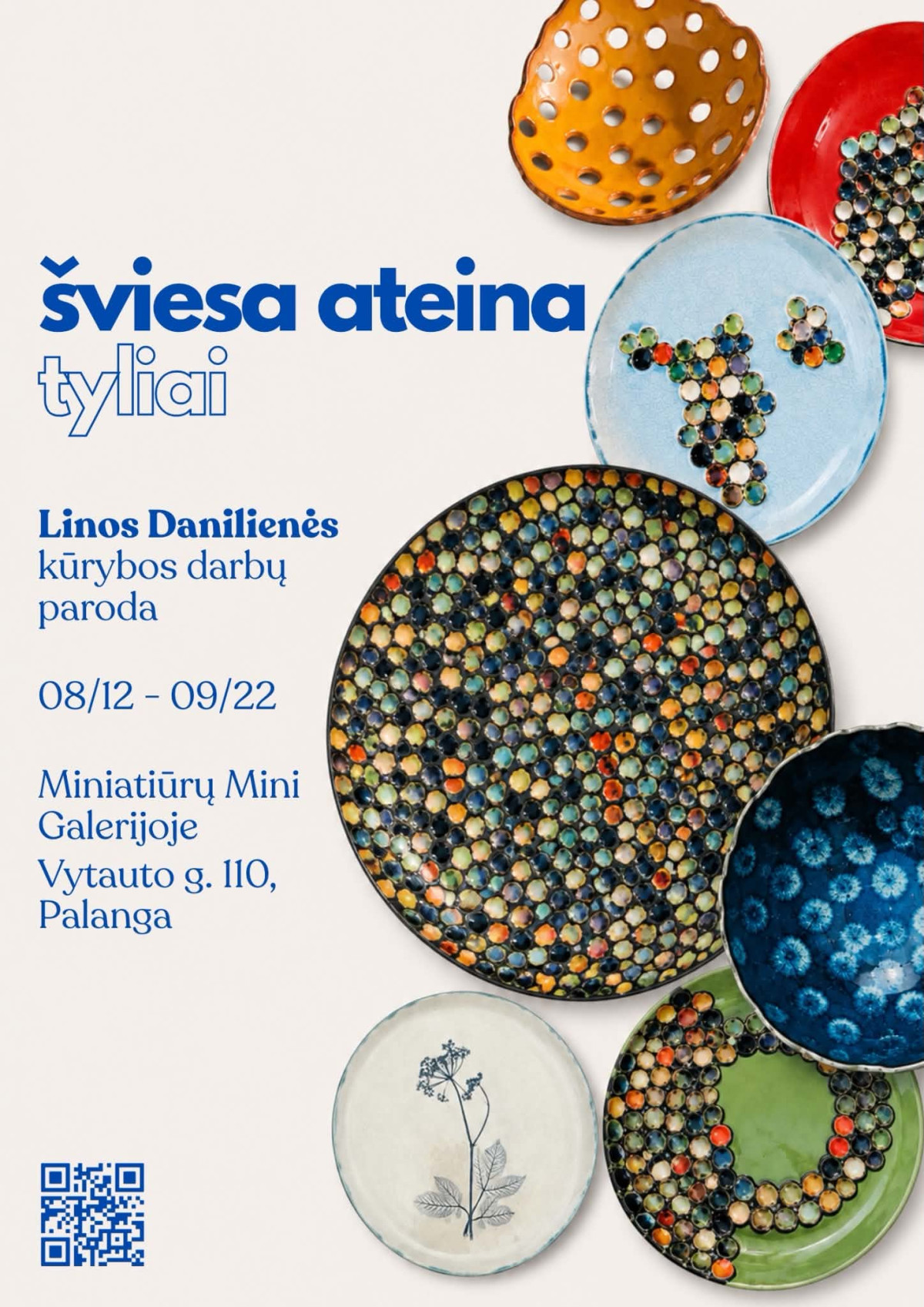 „Šviesa ateina tyliai“ – menininkė Lina Danilienė naujausią kūrinių ciklą skiria Palangai