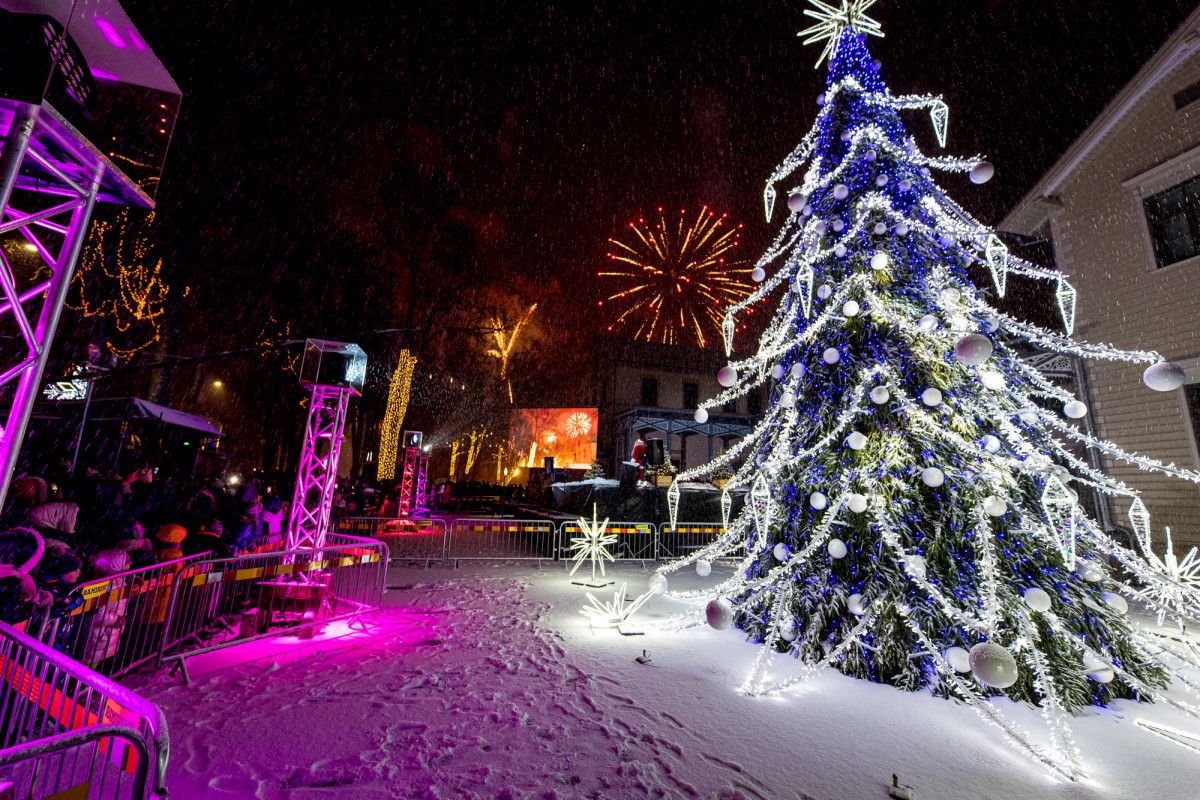 SPALVINGAS KALĖDŲ LAUKIMAS PALANGOS KURHAUZE