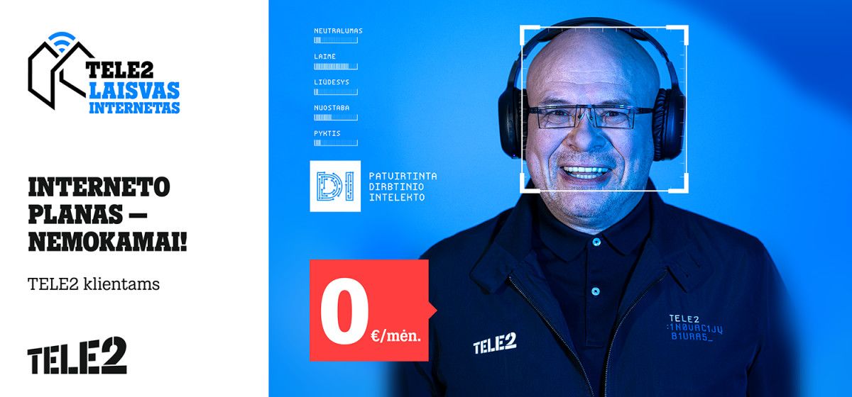 Geriausi „Tele2“ pasiūlymai: nemokamas interneto planas, nuolaidos telefonams, televizoriams ir paspirtukams bei daugybė dovanų