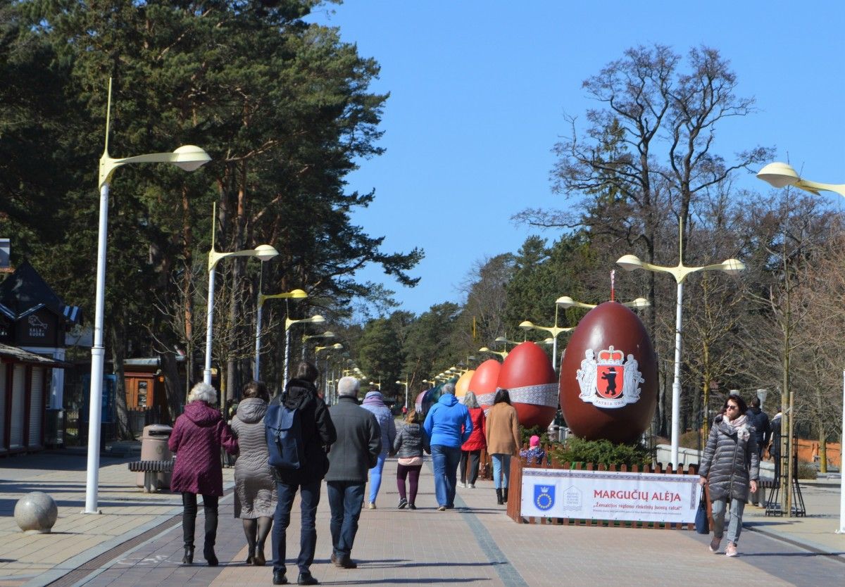 Palanga kviečia Šv. Velykas švęsti pajūryje: pasitiks Margučių alėja bei įspūdingas margučių ridenimo takas