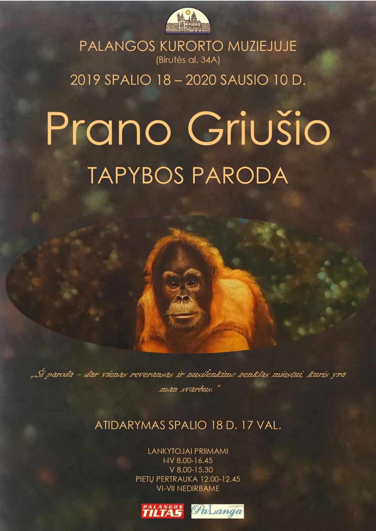 Prano Griušio tapybos paroda – reveransas miestui