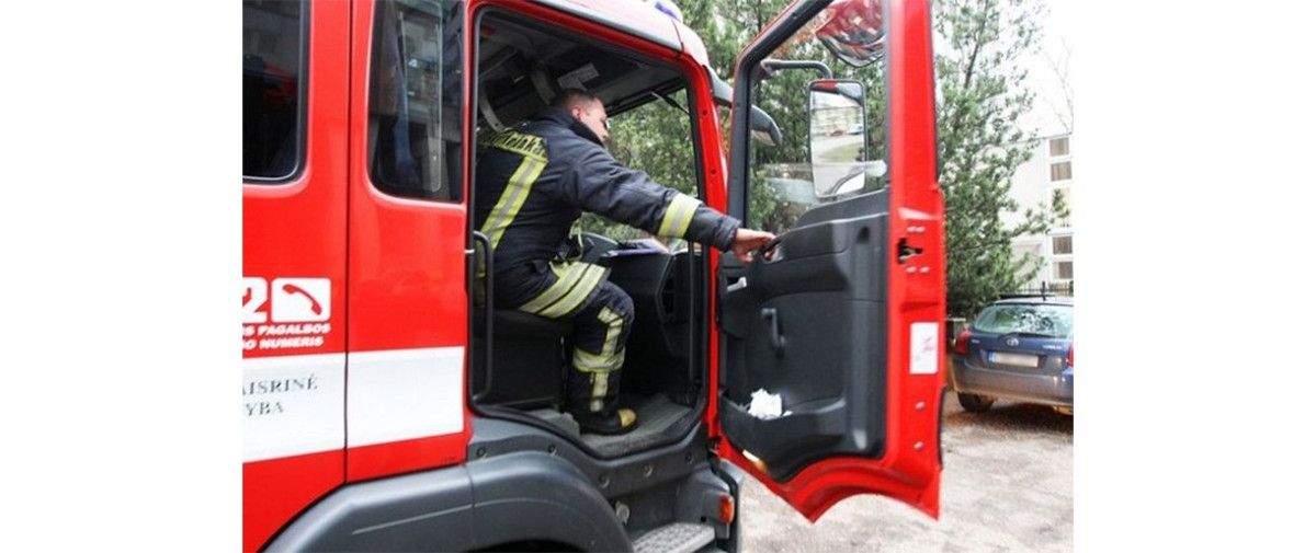Palangoje degė malkinė