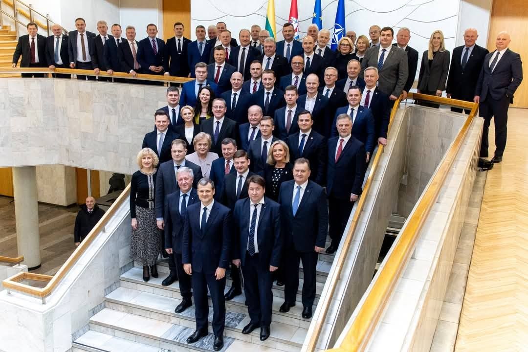 Vilniuje Lietuvos merai susitiko su Premjeru Gintautu Palucku