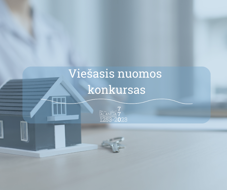 Skelbiamas patalpų, esančių pastate Vytauto g. 112, Palangoje, viešasis nuomos konkursas