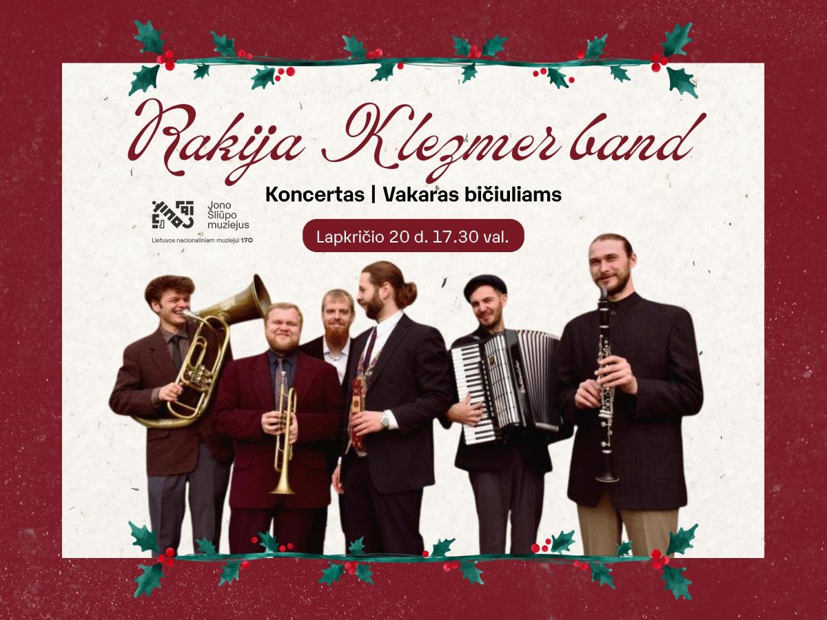 Rakija Klezmer band koncertas | Vakaras bičiuliams