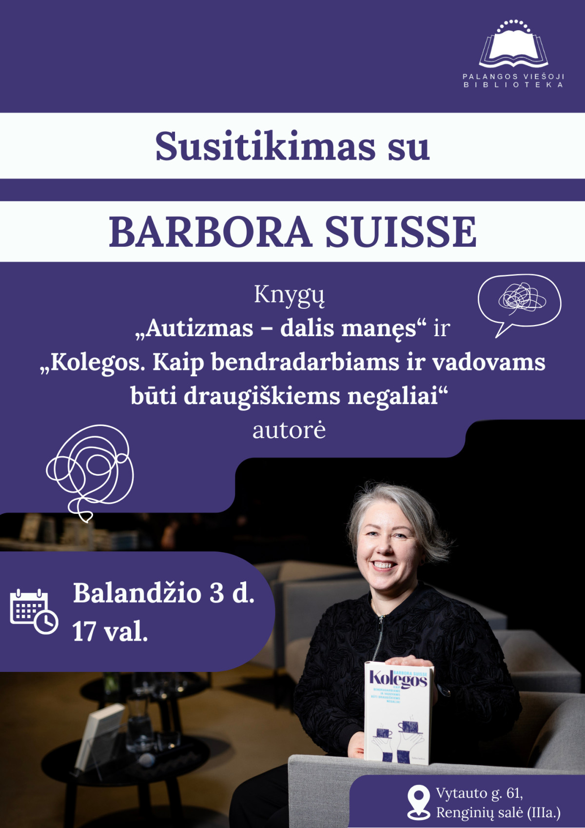 Susitikimas su autore Barbora Suisse