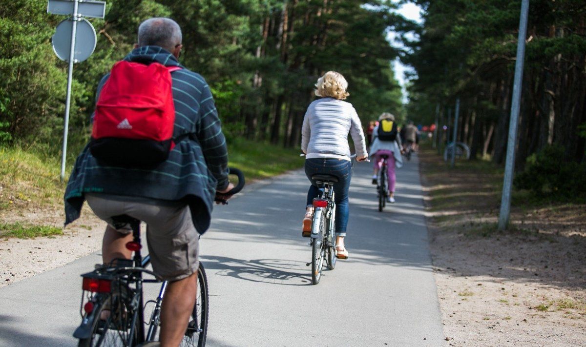 Dviračių takas Palanga-Šventoji. FOTO: DELFI / KAROLINA PANSEVIČ