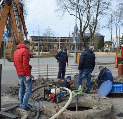 Vandentiekio trasos rekonstrukcija Vytauto gatvėje didelių nepatogumų gyventojams nesukels