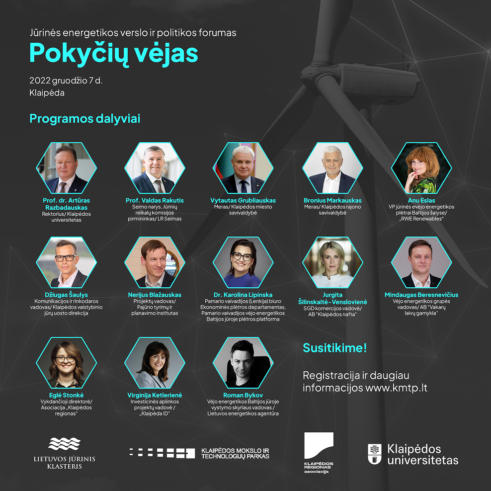 Jūrinė energetika telkia savivaldą, mokslą ir verslą