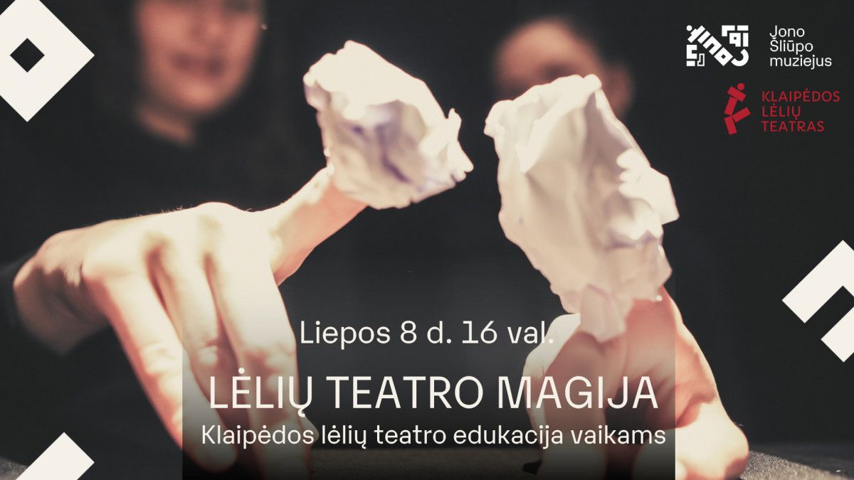 Jono Šliūpo muziejuje – teatrinė edukacija vaikams