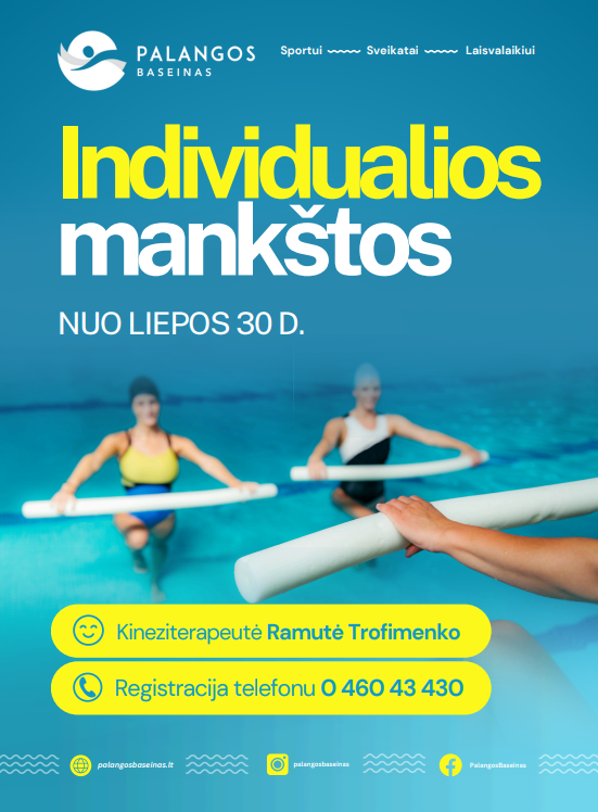 Individualios mankštos Palangos baseine