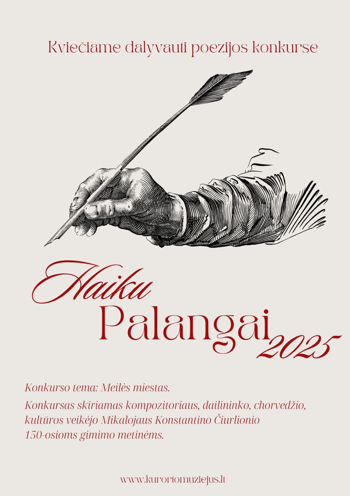 Kviečiame dalyvauti poezijos konkurse