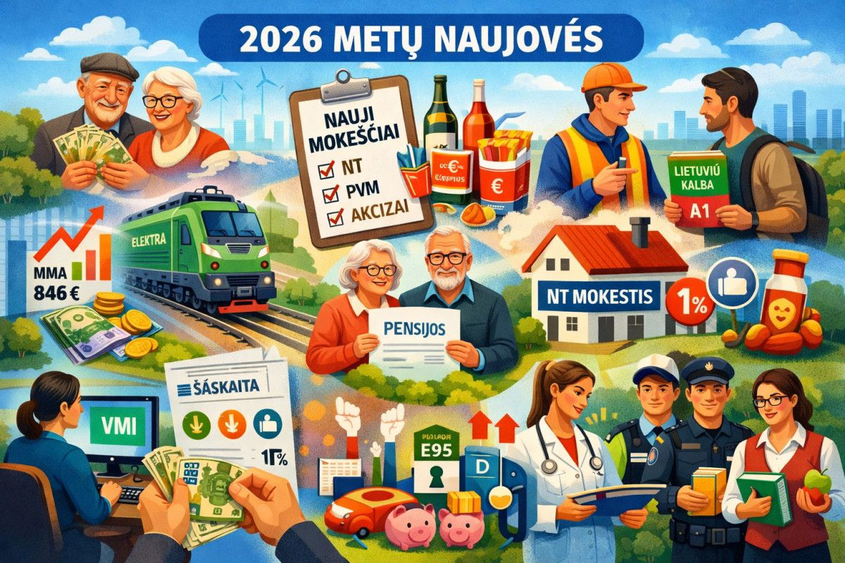Svarbiausi 2026 metų pokyčiai – ką turėtų žinoti kiekvienas palangiškis?