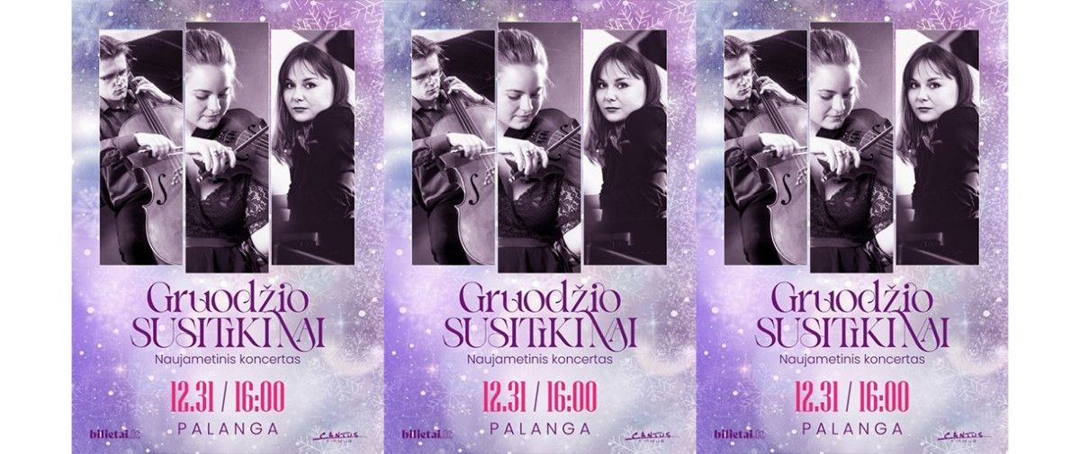 Gruodžio susitikimai. Naujametinis koncertas Palangoje