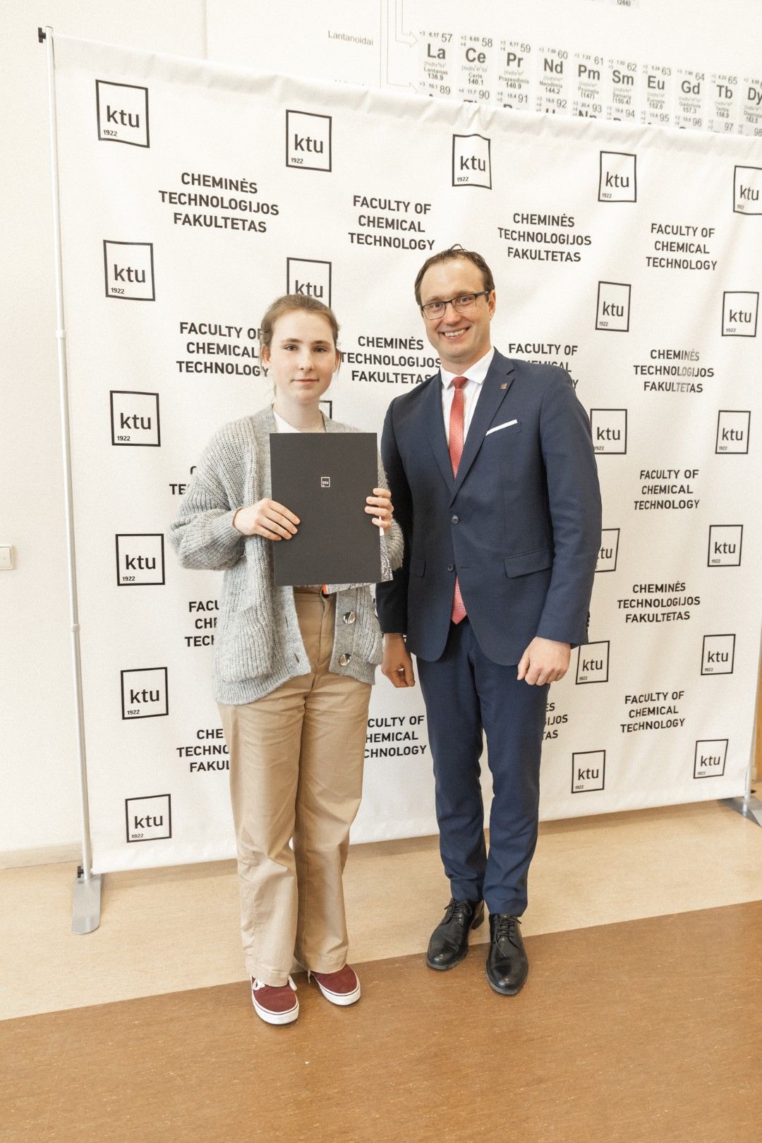 Gimnazistė Emilia Sebeckis chemijos konkurse užėmė II vietą