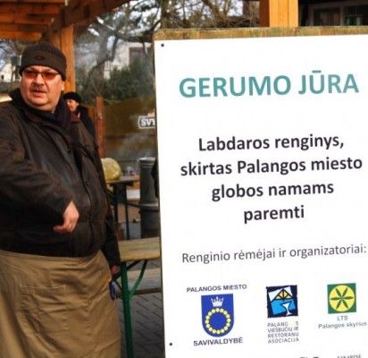 Už sriubą palangiškiai ir kurorto svečiai aukojo dosniai