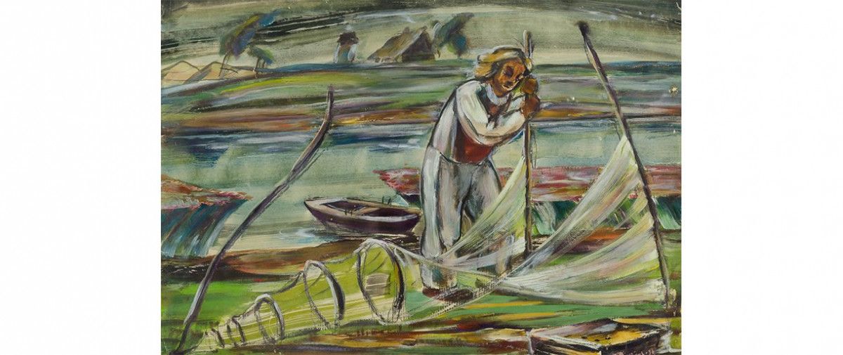 Adomas Galdikas-Žvejas (1936)