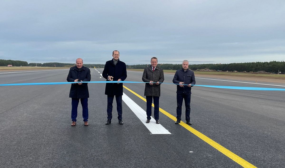 Palangos oro uosto rekonstrukcija baigta: oro vartai pasiruošę atnaujinti veiklą