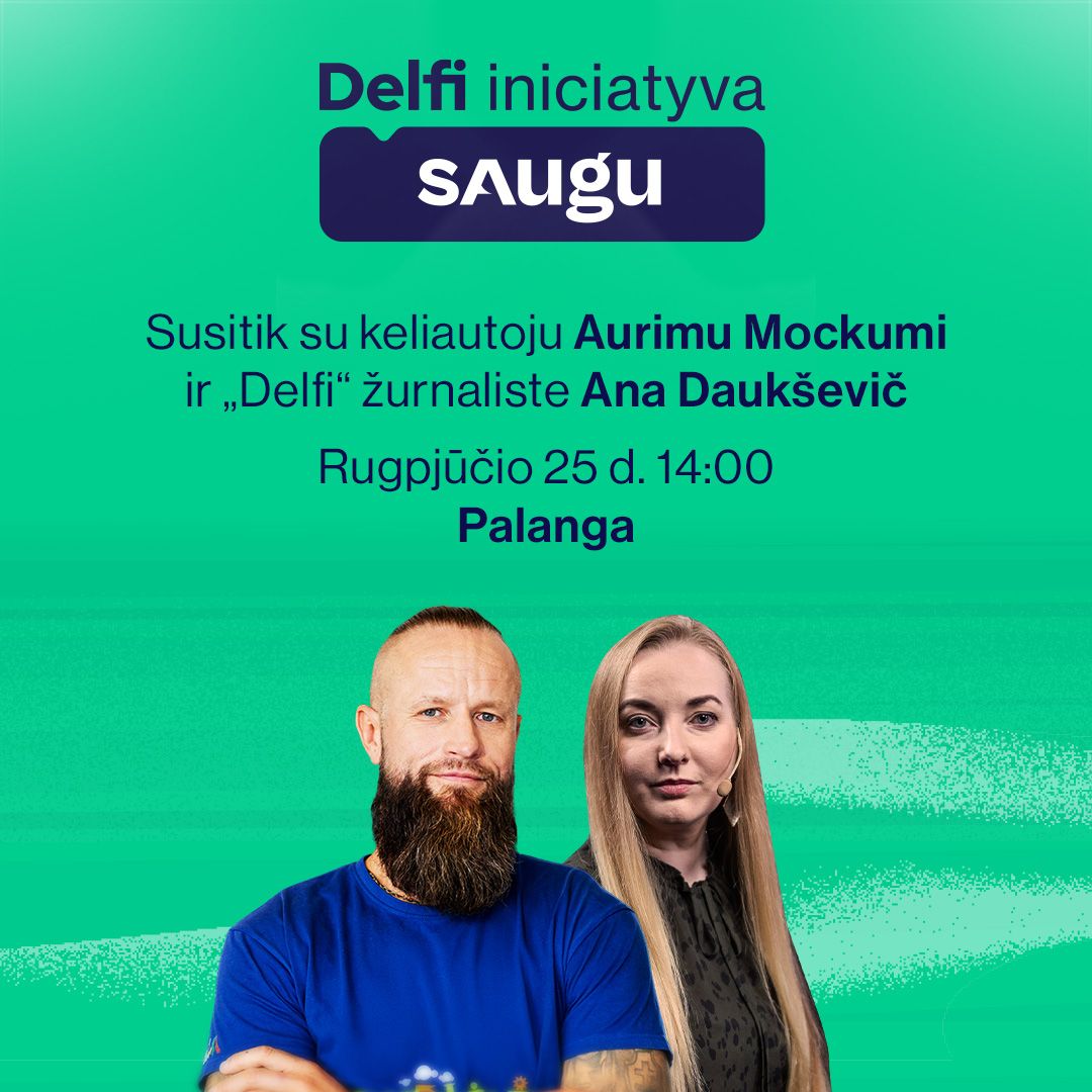 „Delfi“ iniciatyva „Saugu“ kviečia į susitikimą Palangoje: ar žinote, kaip elgtis ekstremaliose situacijose?