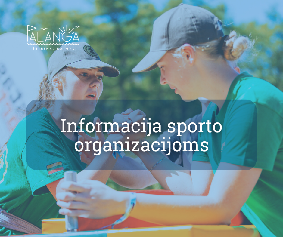 Palangos miesto savivaldybė kviečia sporto organizacijas teikti paraiškas dėl sportininkų apdovanojimo