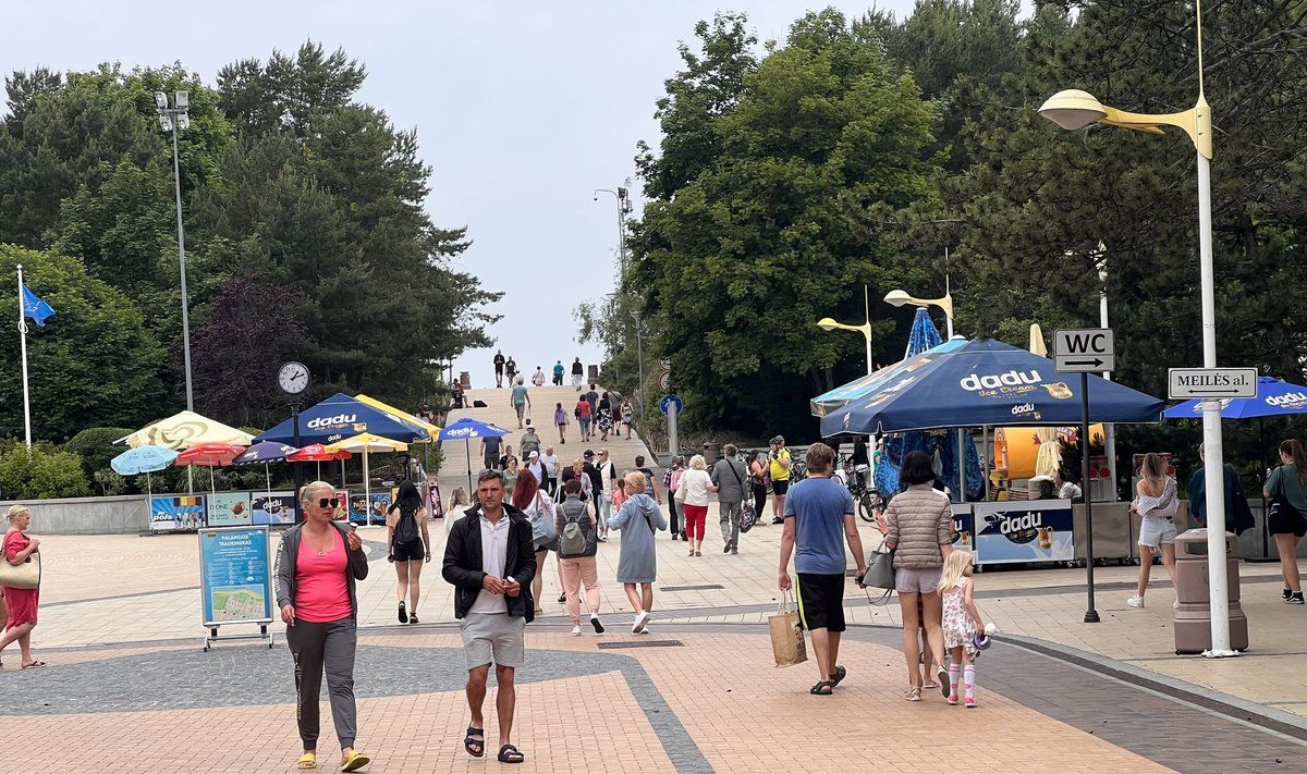 Palanga penktadienį prieš Jonines. FOTO: BRIGITA RAGICKAITĖ