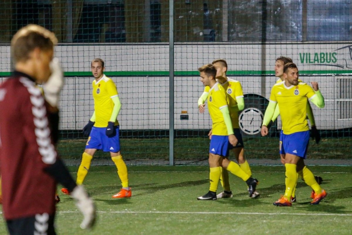 Palangos „Palanga“ futbolininkai parodė charakterį ir iškovojo pirmą pergalę