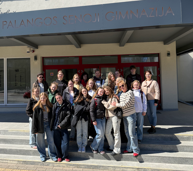 Erasmus+ projekto dalyviai, Palangos gimnazistai ir Vokietijos mokiniai, susitiko Palangoje (FOTO GALERIJA)