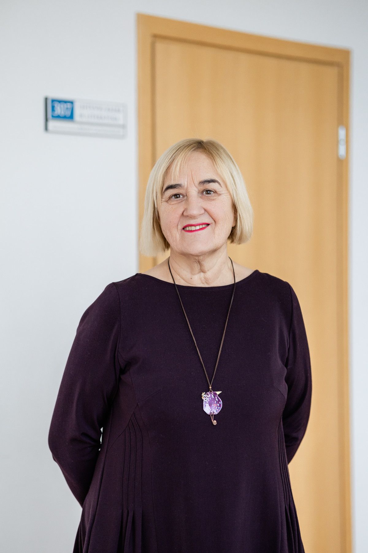 Palangos senosios gimnazijos lietuvių kalbos ir literatūros mokytoja ekspertė Jūratė Galinauskienė (Radvilės Kucevičiūtės nuotr.)