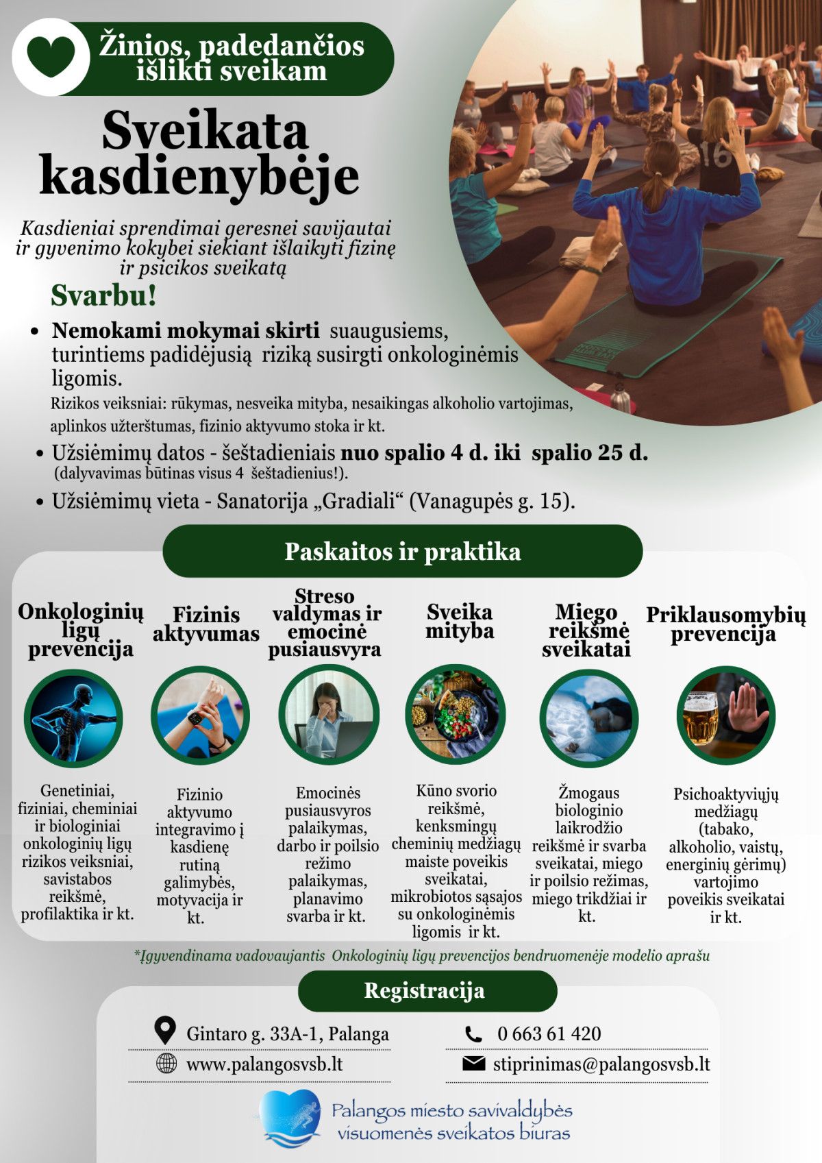 Mokymai „Sveikata kasdienybėje“