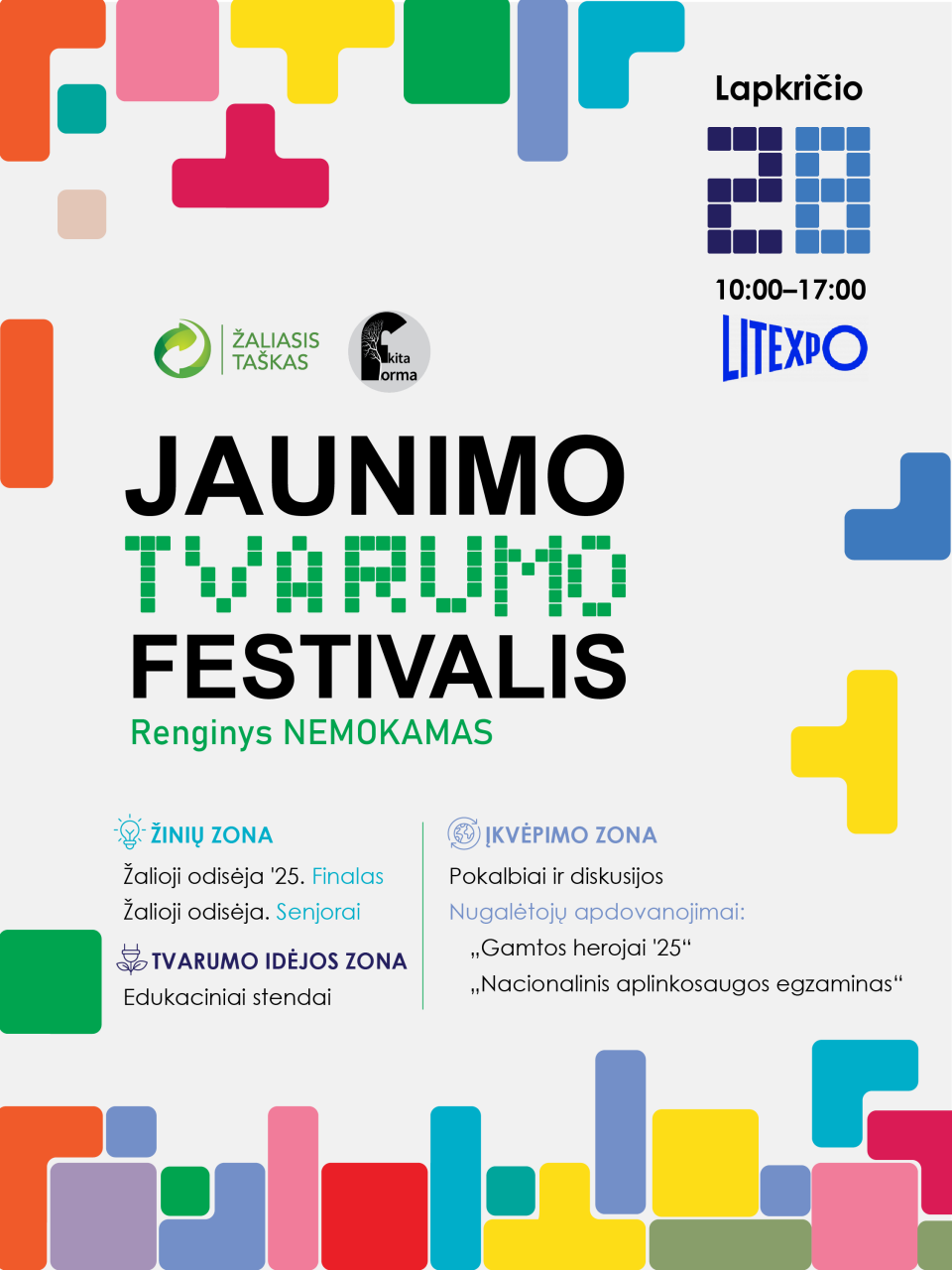 Jaunimo tvarumo festivalis – vieta, kur gimsta idėjos tvariai ateičiai!