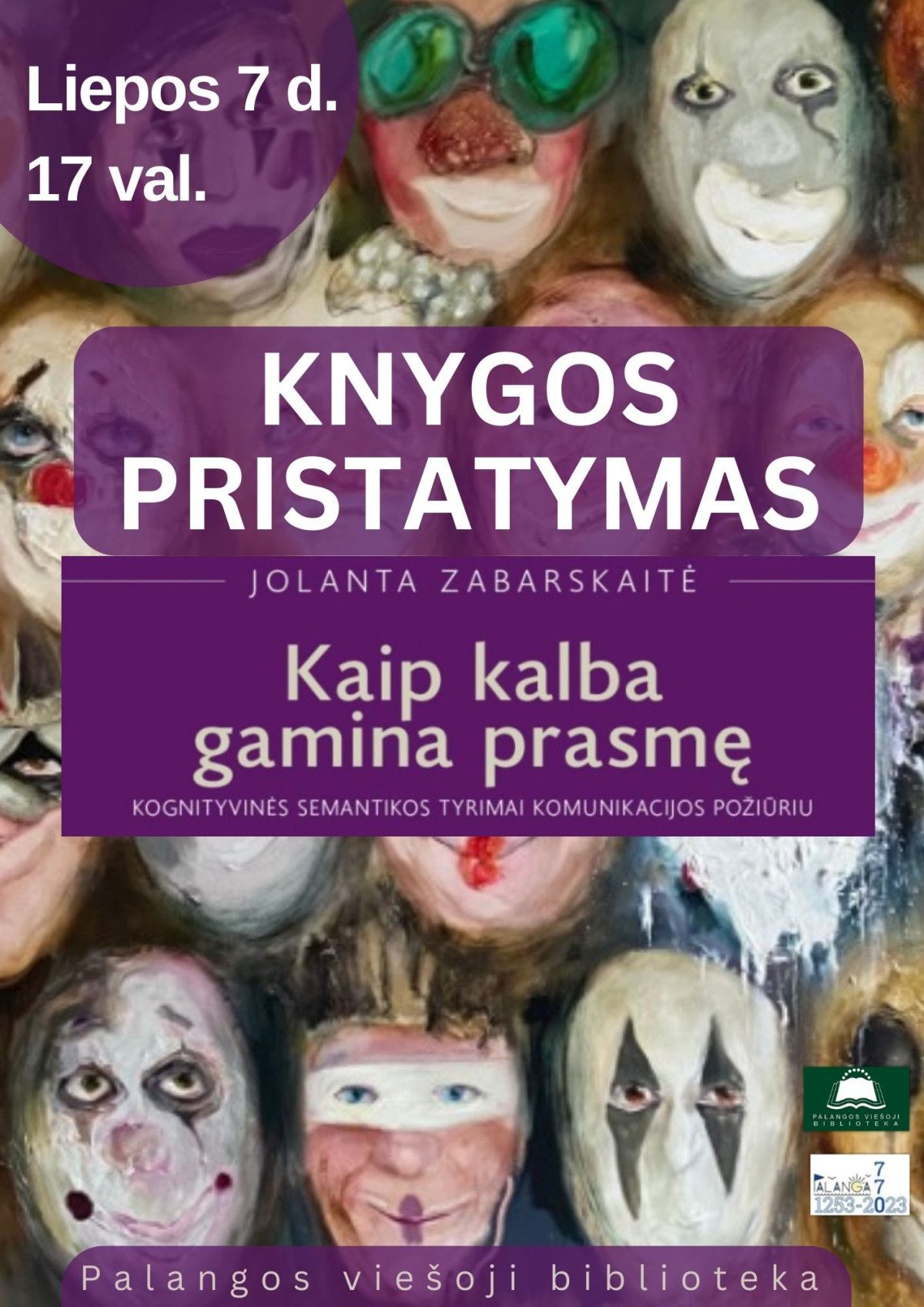Jolanta Zabarskaitė pristato knygą „Kaip kalba gamina savo prasmę“