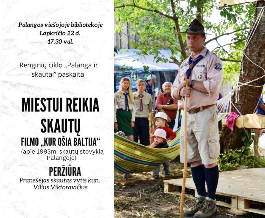 Lapkričio 22 d. - skautų renginys palangiškiams