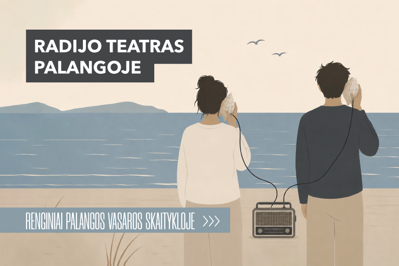 Radijo teatro vakaras Palangos vasaros skaitykloje: „Žvejys ir jo siela“, kūrybinės dirbtuvės ir atviro mikrofono skaitymai