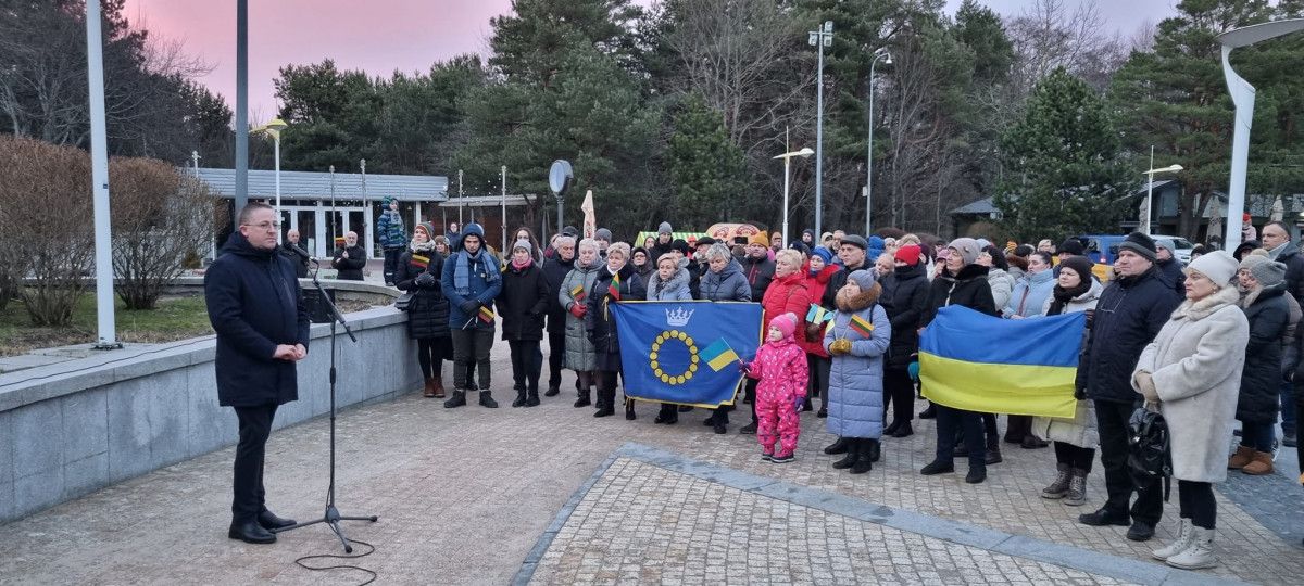Palanga palaiko savo miesto partnerį Ukrainoje Bučą ir visus Ukrainos žmones jų kovoje (FOTO GALERIJA)