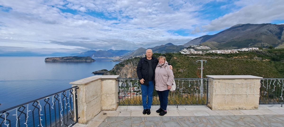 Audronė Čekauskienė su vyru Juozu mėgaujasi gyvenimu Italijoje