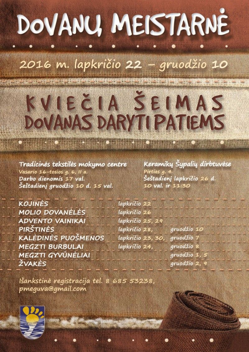 Artėjant Kalėdoms duris palangiškiams vėl atveria Dovanų meistarnė