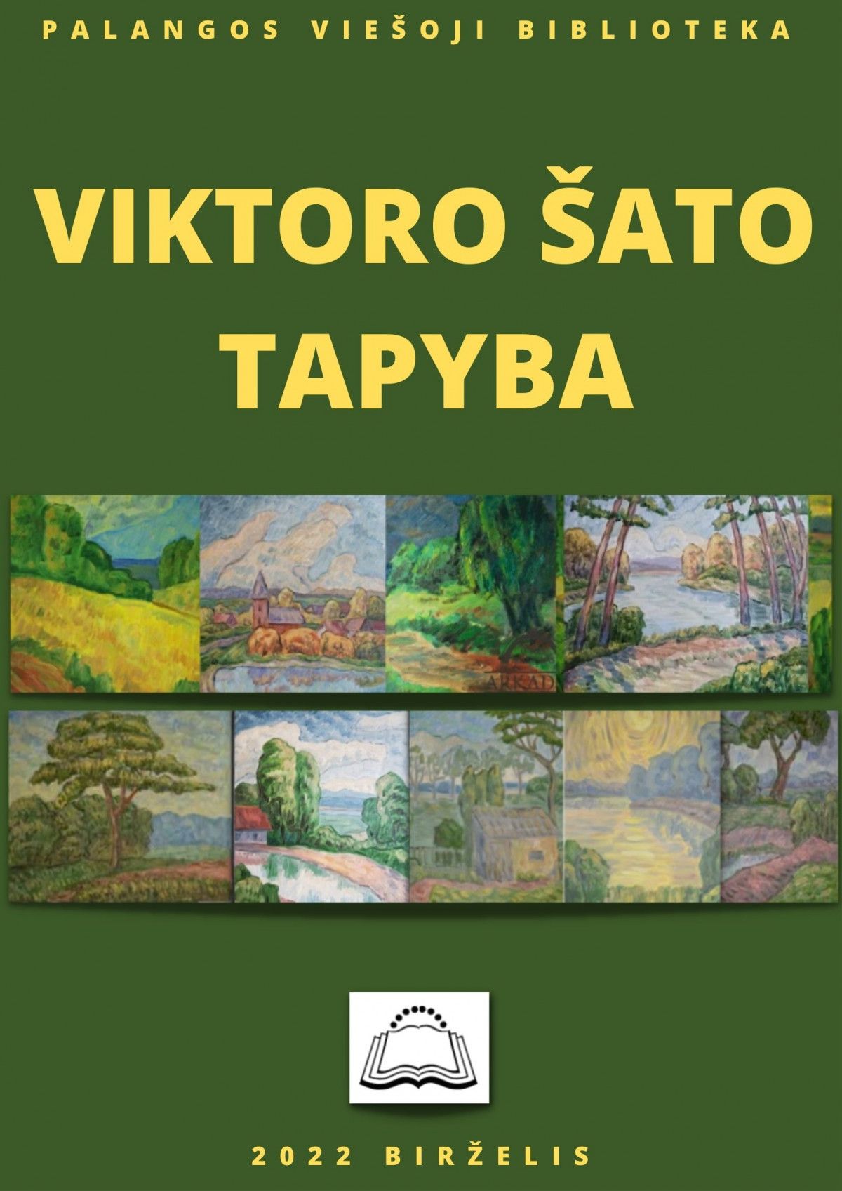 Palangos viešojoje bibliotekoje – Viktoro Šato tapybos darbų paroda