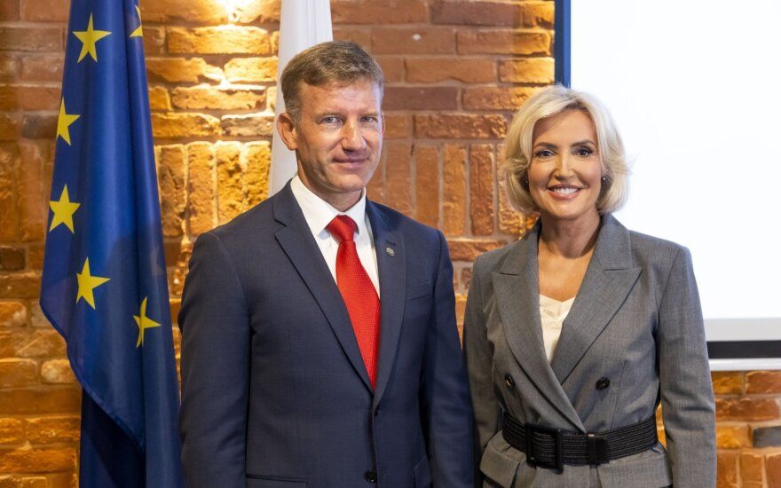Živilė Pinskuvienė ir Mantas Varaška© ELTA / Tomas Vinickas
